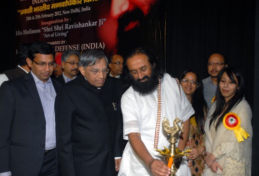 Create awareness amongst Indian Diaspora about human rights: Sri Sri Ravi Shankar