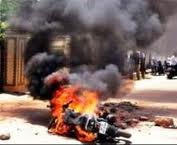 Riots after Hindu temple desecrated with cow meat and green paint