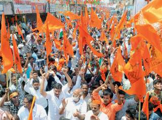 Hindu Muslim riot in Hyderabad. Desecration of Hanuman Temple with alleged Beef throwing created communal tension