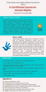 HRDI- THINK INDIA CERTIFICATE COURSE