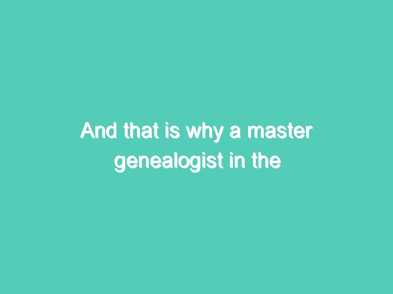 And that is why a master genealogist in the Caribbean island is helping them trace their roots