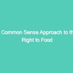 A Common Sense Approach to the Right to Food