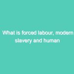 What is forced labour, modern slavery and human trafficking