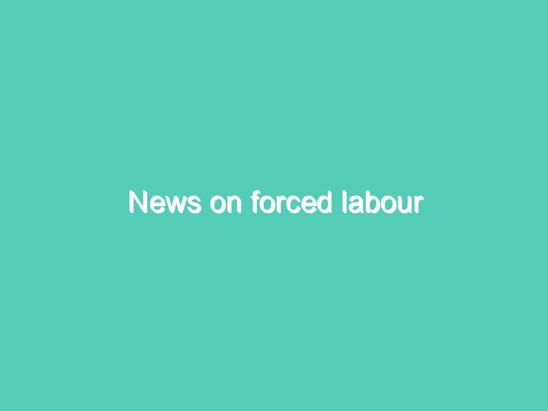 News on forced labour