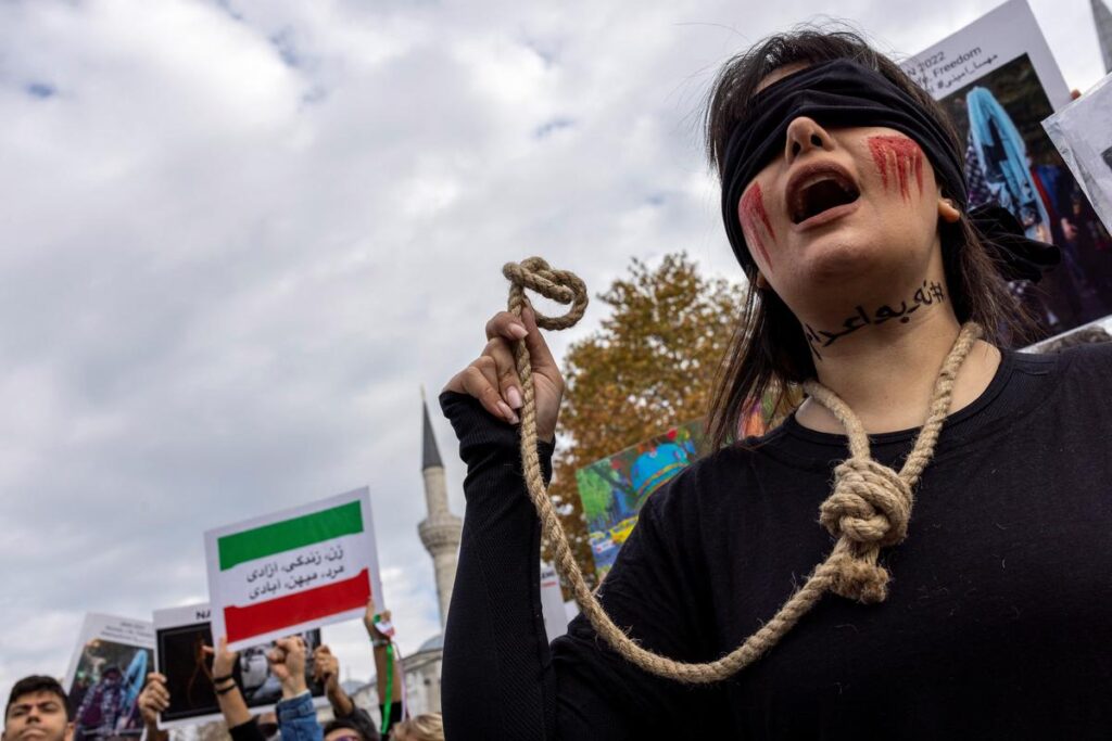 Iran sentences five protesters to death over death of Basij member
